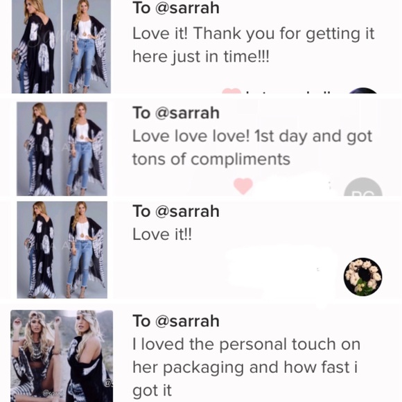 Last 1 New Boho Tie-Dye Cardi-Wrap Kimono - Picture 3 of 4